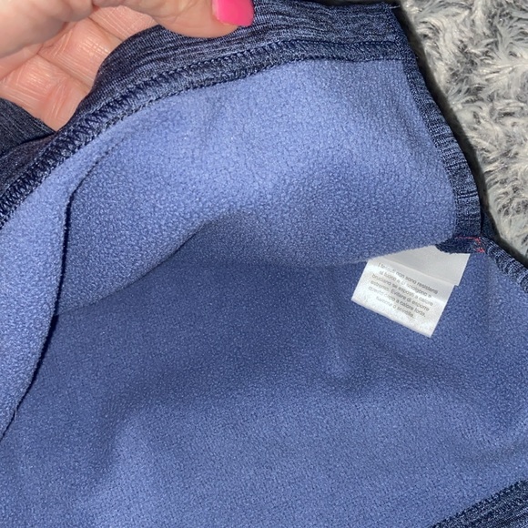 Columbia Sz M funnel neck pull over fleece lined blue - Picture 4 of 10